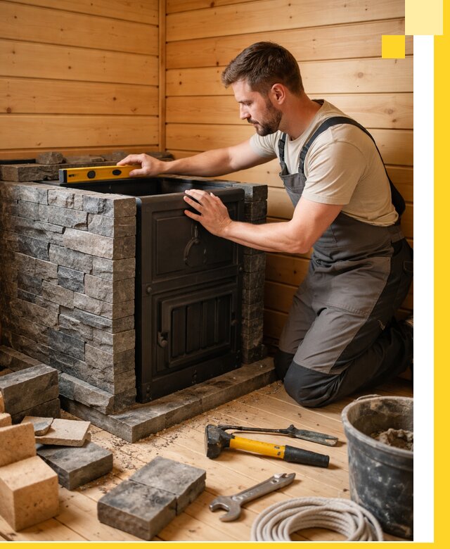 Производство и установка печей для саун под ключ в Бердске