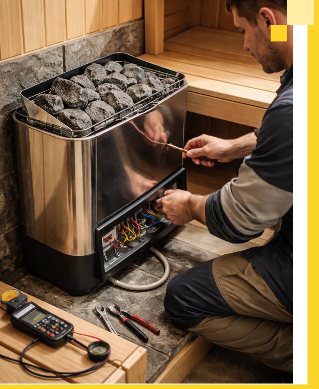 Продажа и установка электрокаменок для саун в Бердске