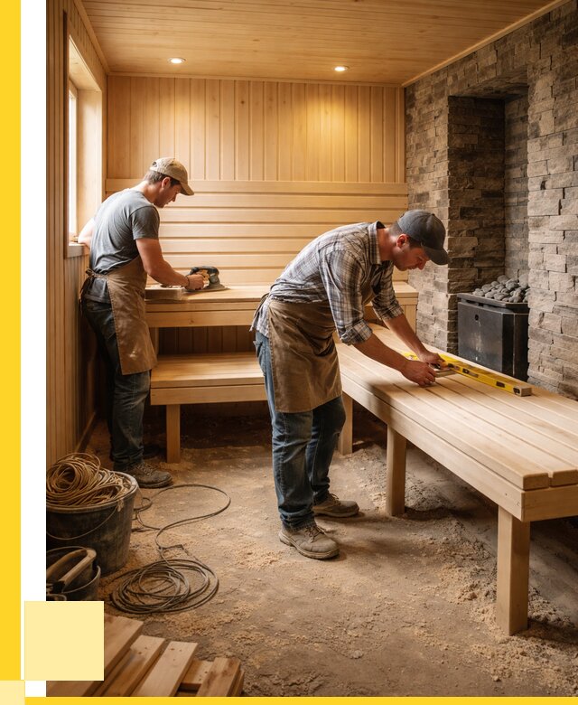 Отделка бани в Бердске: внутренняя отделка от 3124 р. | ЭриданБрд