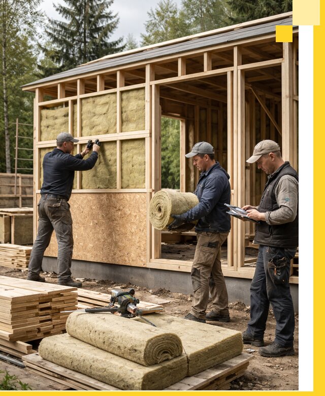 Проектирование и строительство каркасных бань в Бердске под ключ