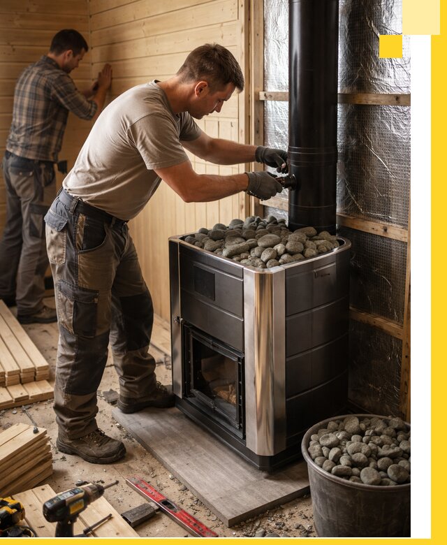 Проектирование и строительство парилок для бани в Бердске под ключ