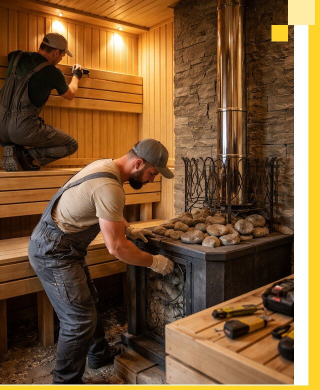 Комплексный дизайн бань, саун и зон отдыха в Бердске