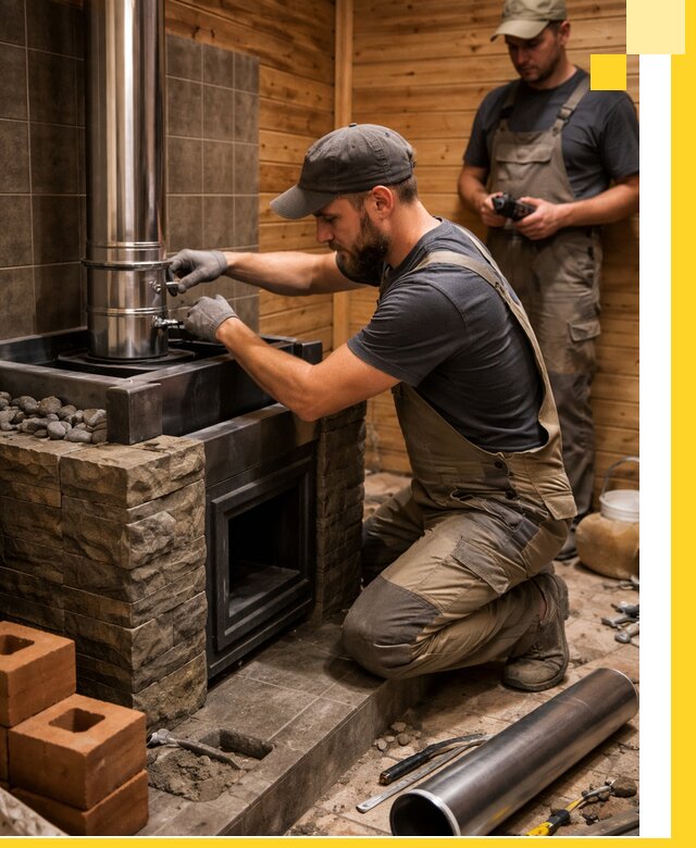 Изготовление и установка банных печей под ключ в Бердске