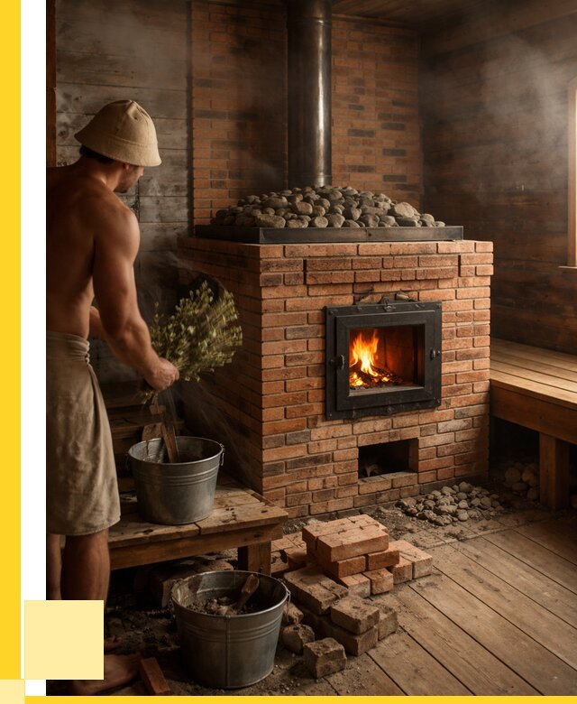 Кирпичные банные печи в Бердске от 93708 р. | ЭриданБрд