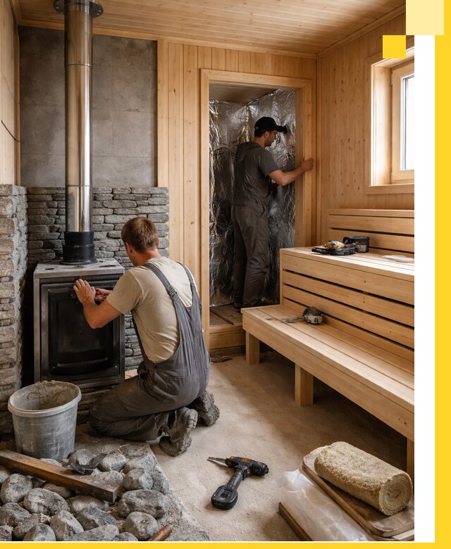 Строительство и изготовление бань под ключ в Бердске