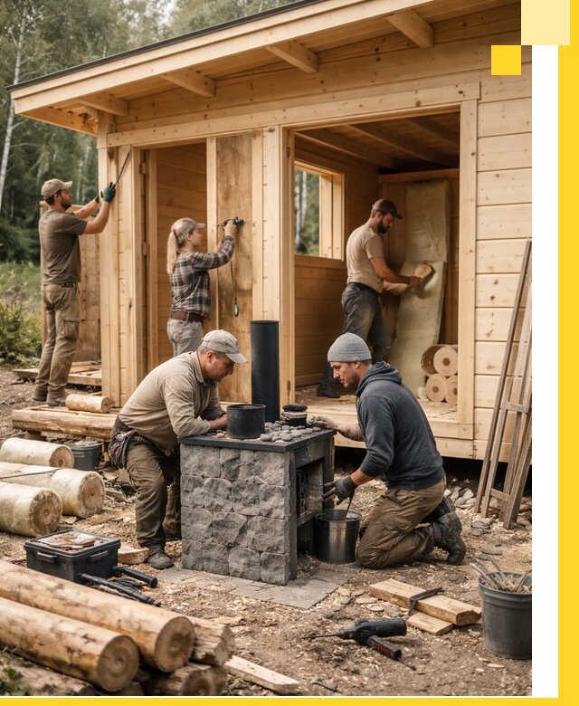 Купить баню под ключ в Бердске строительство монтаж отделка