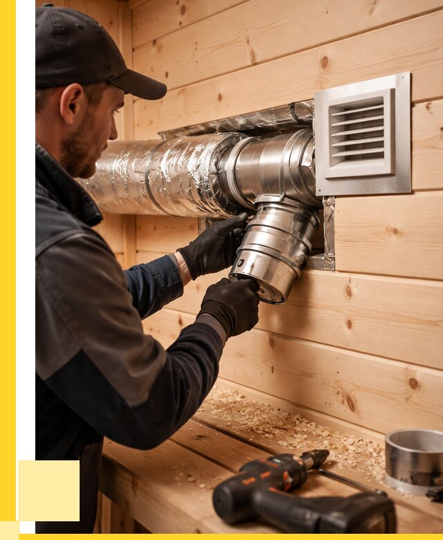 Монтаж вентиляции бани в Бердске от 12494 р. | ЭриданБрд