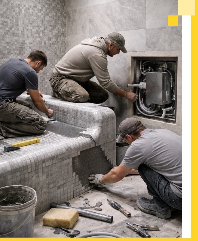 Проекты хамамов под ключ в Бердске и дизайн и строительство