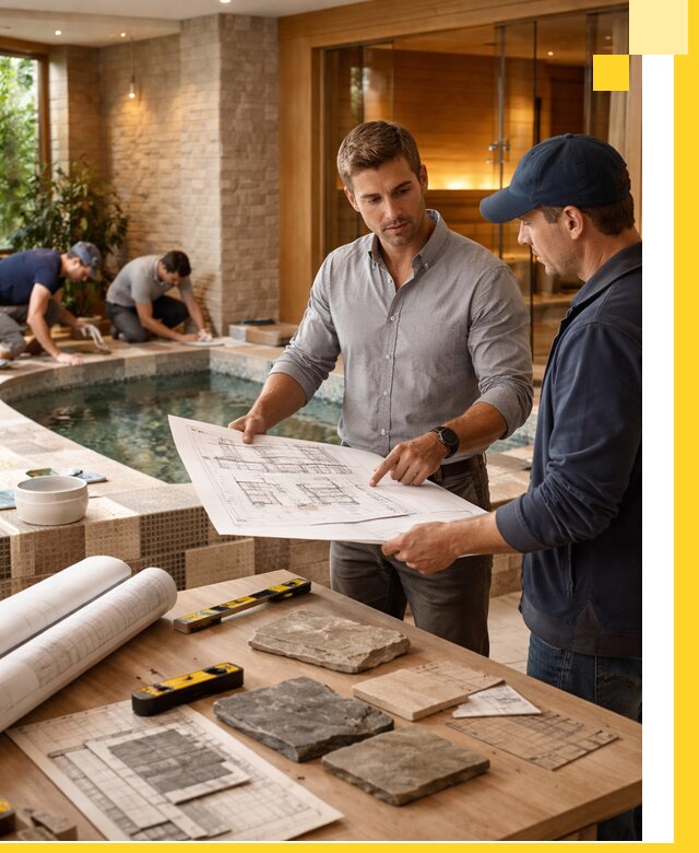 Проектирование SPA зон под ключ в Бердске с инженерией